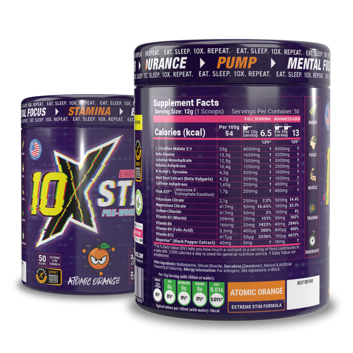 10X ELECTROLYTE STACK