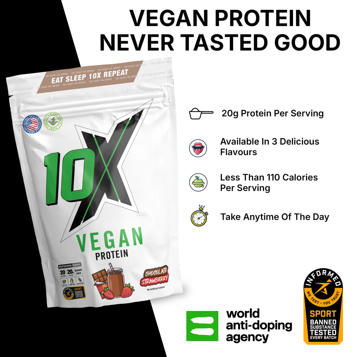 10X VEGAN PROTEIN