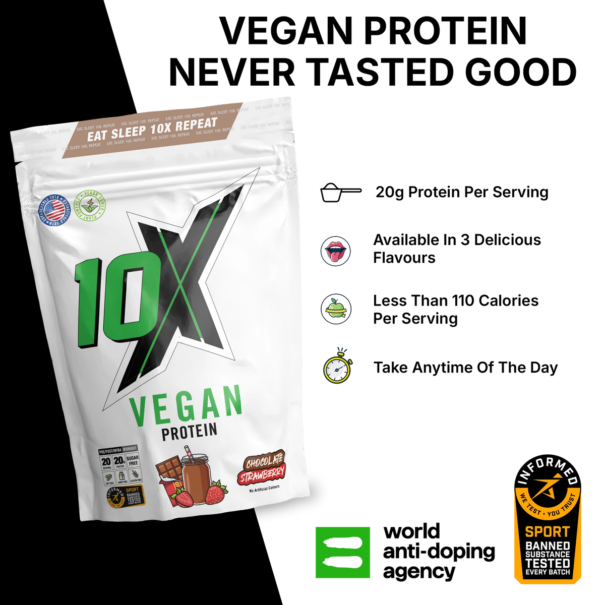 10X VEGAN PROTEIN