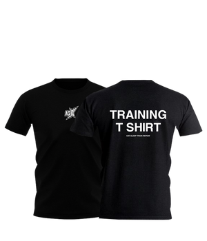 10X TRAINING T-SHIRT, BLACK